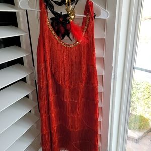 Red Flapper Dress